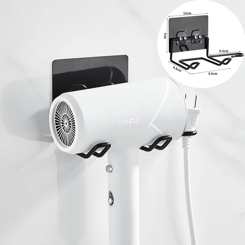 

Настенный выпрямитель для волос фен стеллаж для хранения дует держатель Ванная комната Органайзер для спальни полка для волос фен для воло...