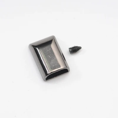 black 10 шт. DIY ремесло металлическая молния хвост зажимы пряжка конец стоп хвостовой винт заглушка замок крепеж зажим молния ремонт сумка аксессуары - Цвет: black