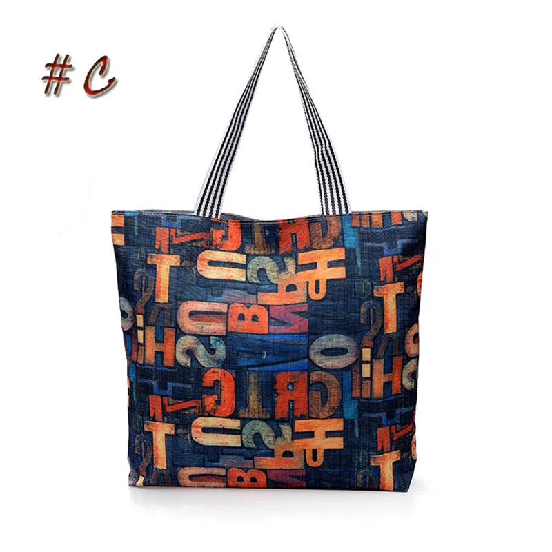 Сумка-хобо Женская холщовая на молнии 6 цветов |