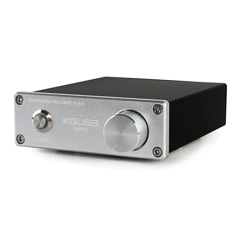 KGUSS MP02 phono preamplifier vinyl record player mini MM PHONO preamp | Электроника