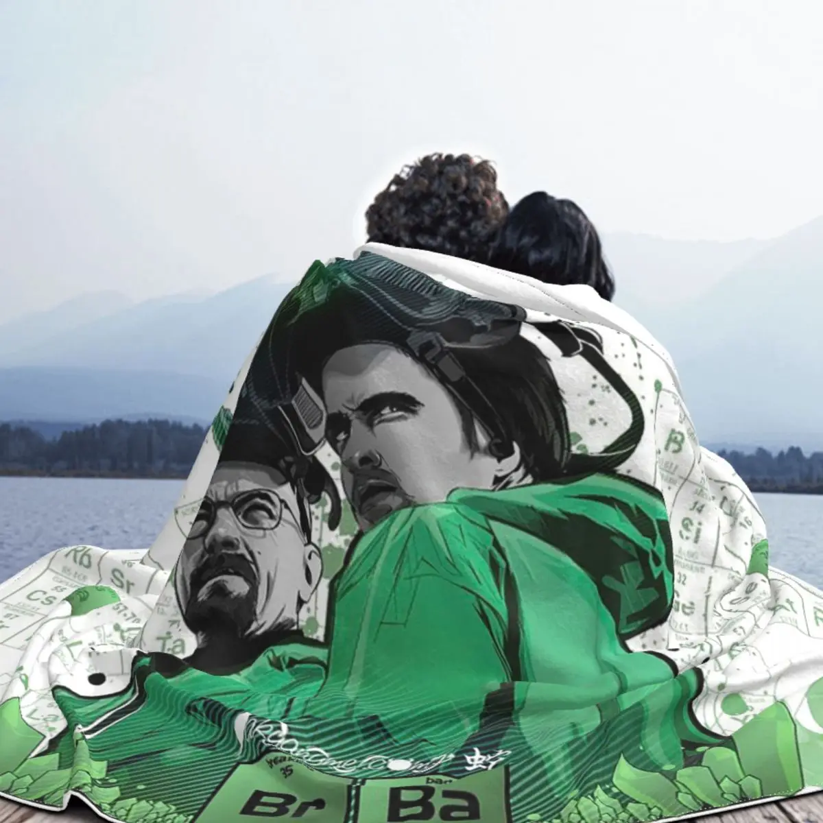 Флисовое плюшевое одеяло Breaking Bad Уолтер белый коралловый флис Jesse Pinkman Chemical для