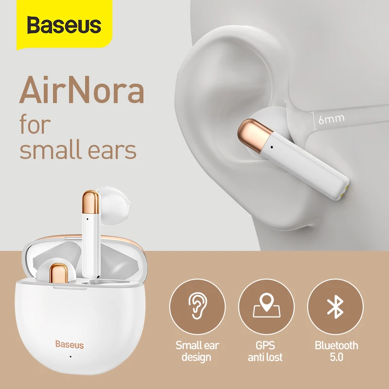 Baseus W2 TWS беспроводные Bluetooth наушники с приложением против потери спортивные для