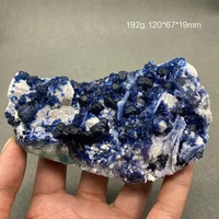 100 natural inner mongolia blue fluorite mineral specimen cluster stones and crystals healing crystal free shipping