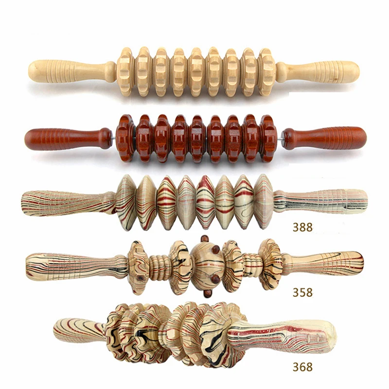 Ролик для спортивных упражнений деревянный ролик травм тренажер тела триггера