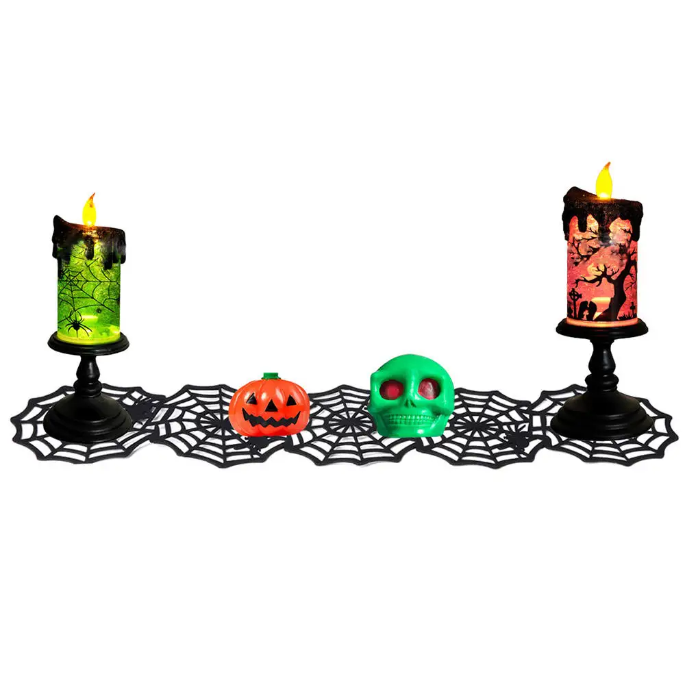 1 х Cobweb настольная дорожка привидение паук веб сетка стол фестиваль Хэллоуин