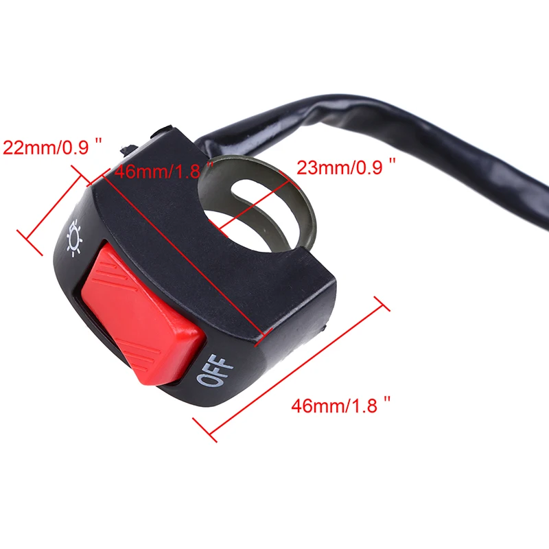 Переключатель на руль мотоцикла POSSBAY противотуманная фара выключатель для Yamaha