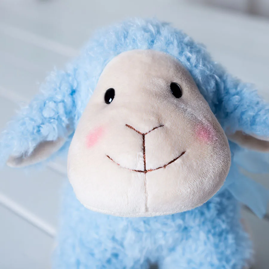 Мягкая кукла из овечки для детей подарок на Пасху очаровательная игрушка ягненка