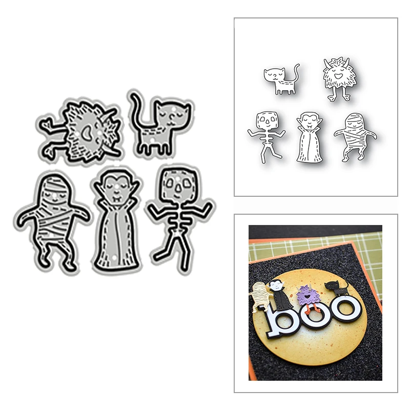 

Набор штампов для скрапбукинга «Хэллоуин», 2021