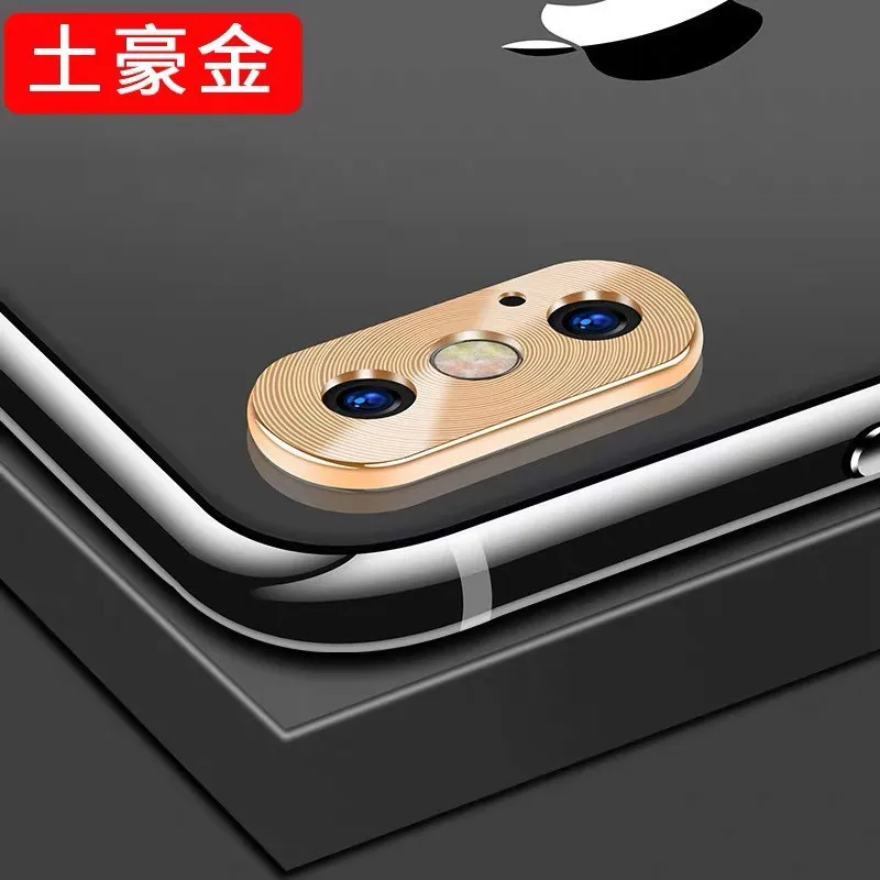 Роскошная защита для объектива камеры алюминиевое кольцо с покрытием iPhone 6s plus 6 7 8