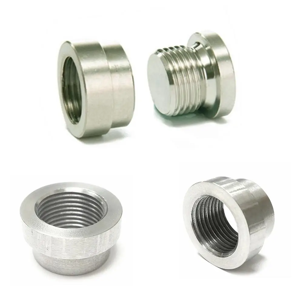 

Durable O2 Oxygens Sensor Stainless Steels Extender Weld On Bung+Plug Nut+Cap Kit M18x1.5mm For Dropshipping Wholesale CSV