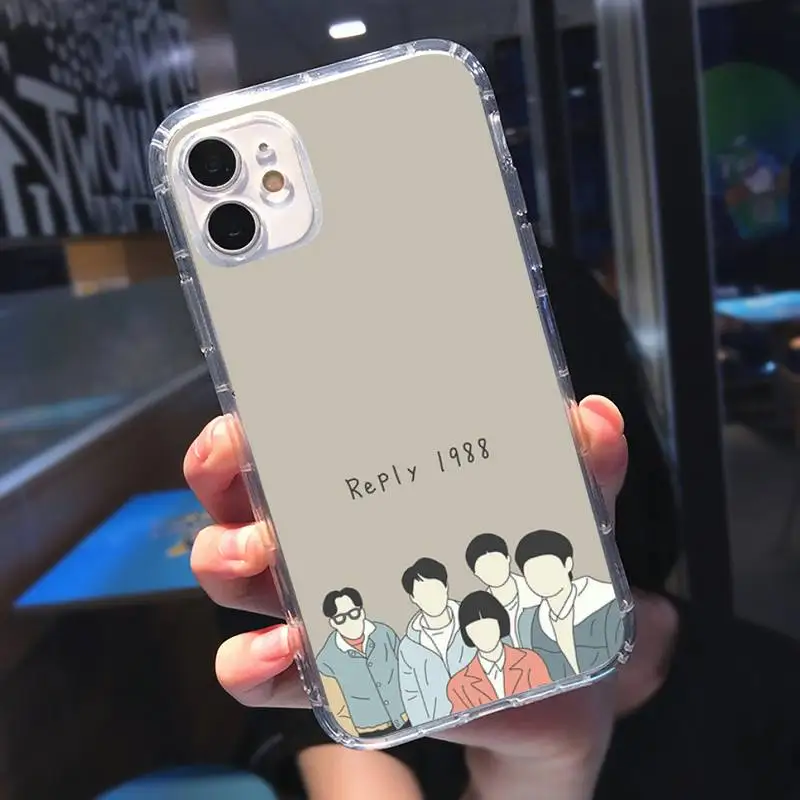 

Reply 1988 Korean TV series Phone Case Transparent soft For iphone 5 5s 5c se 6 6s 7 8 11 12 plus mini x xs xr pro max