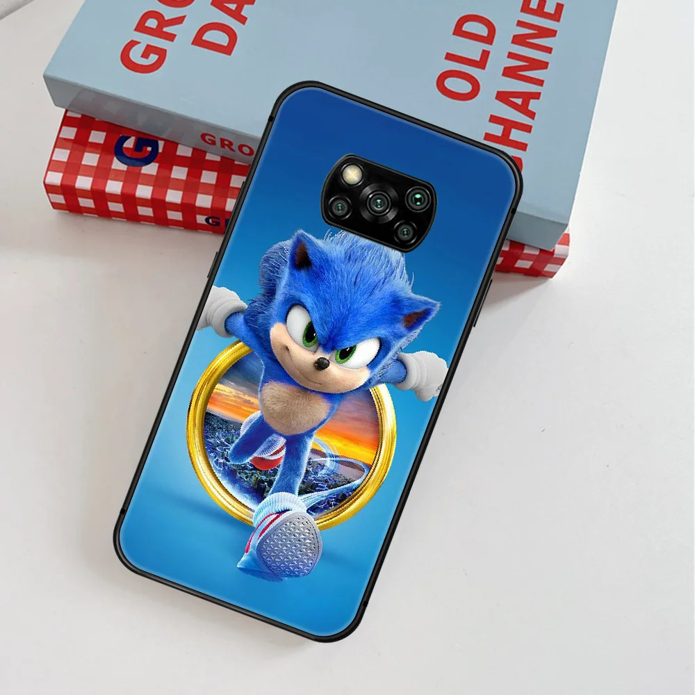 

Sonic Game Phone Case For Xiaomi Mi Note 10 A3 9 MAX 3 A2 8 9 Lite Pro Ultra black Shell Tpu Etui Painting Cover Pretty Cell