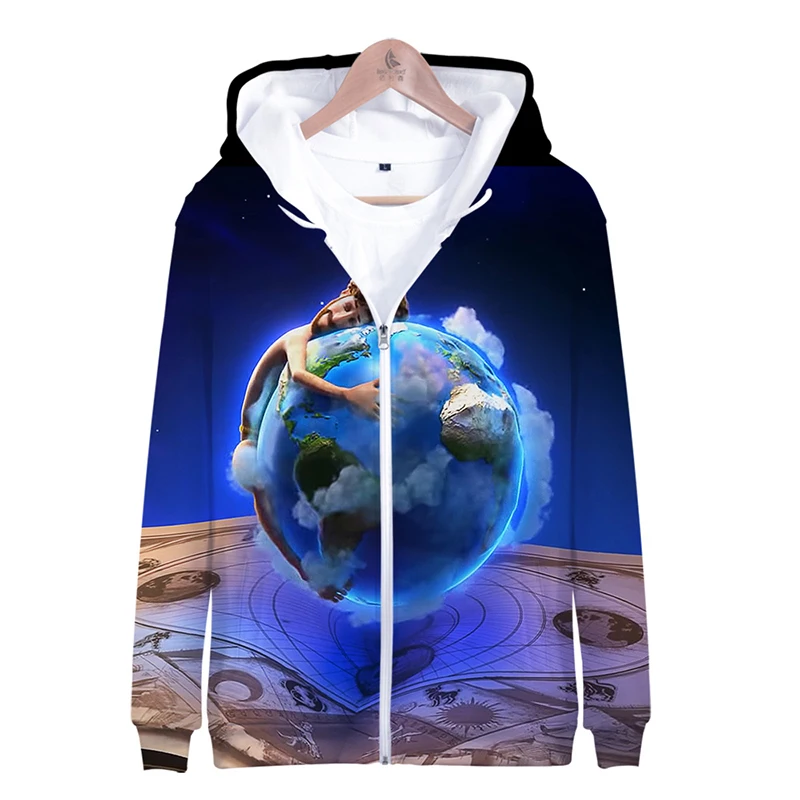 

New Cute 3d Print LIL DICKY Earth Fashion Men Women Zipper Hoodies Jackets Long Sleeve Zip Up 3D Hooded Sweatshirts Pullover