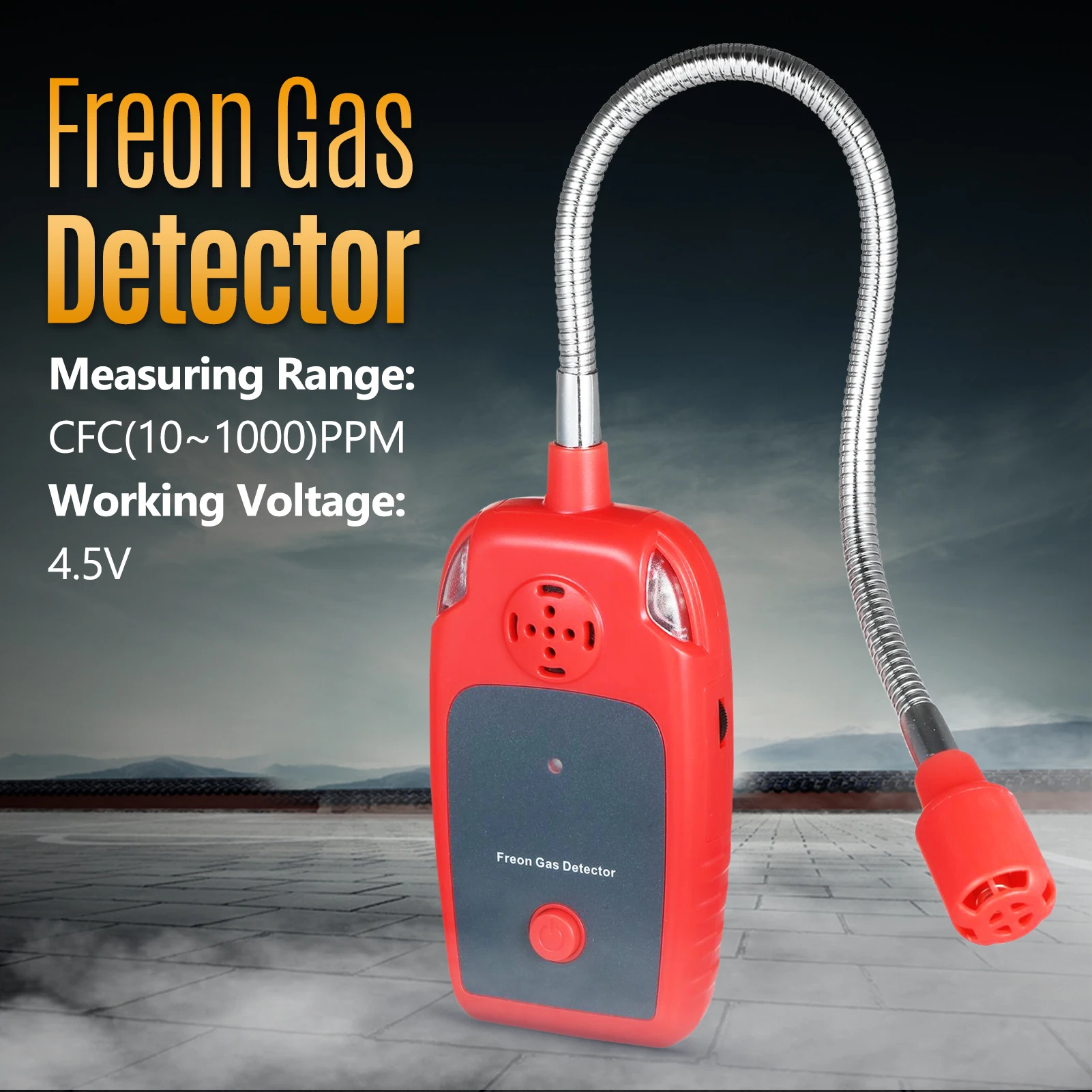 

KKmoon WT8827 Freon Gas Detector Handheld Gas Detecting Apparatus Gas Detector Freon Gas Leaking Tester