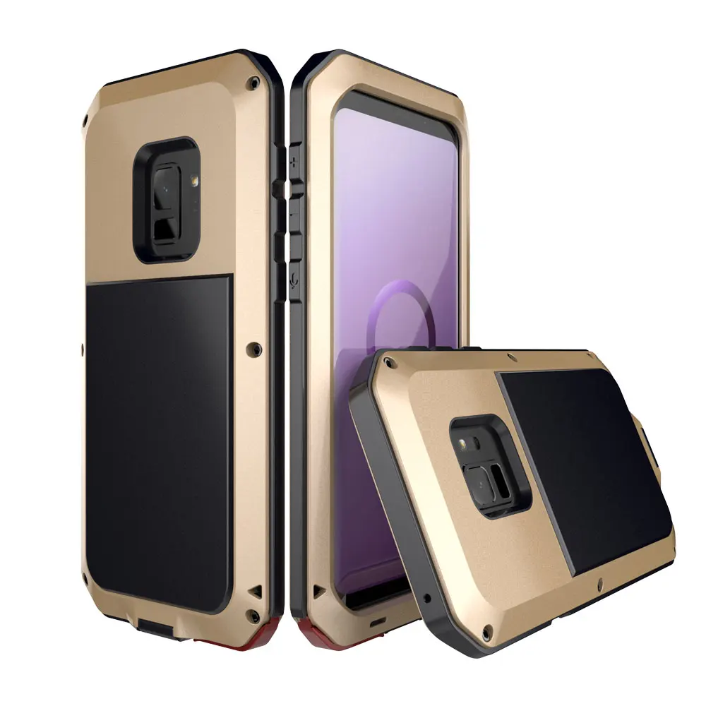 Полностью Защитный Роскошный металлический чехол для iPhone 11 11Pro 6S 7Plus