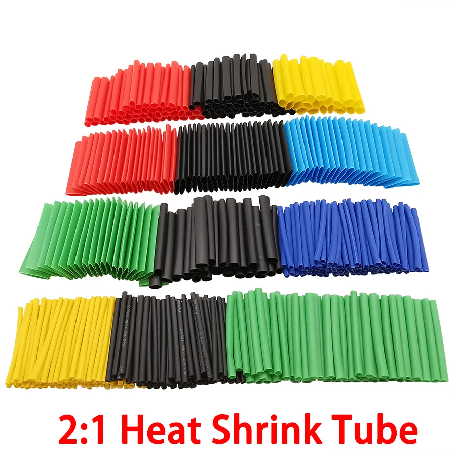 530 шт./компл. термоусадочные трубки для проводов изолированные Защитные Трубки