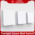 Умный настенный переключатель Yeelight с самовозвратным дизайном, поддержка Slisaon для потолочного светильника YLKG12YL  YLKG13YL  YLKG14YL