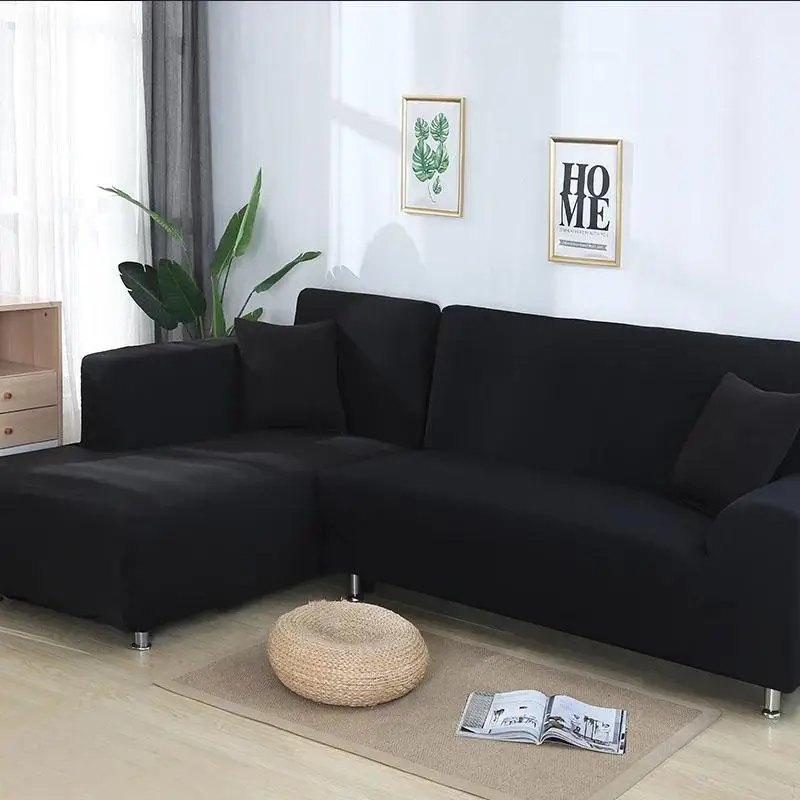 Эластичный чехол для дивана покрытие из спандекса 1/2/3/4 местного углового L