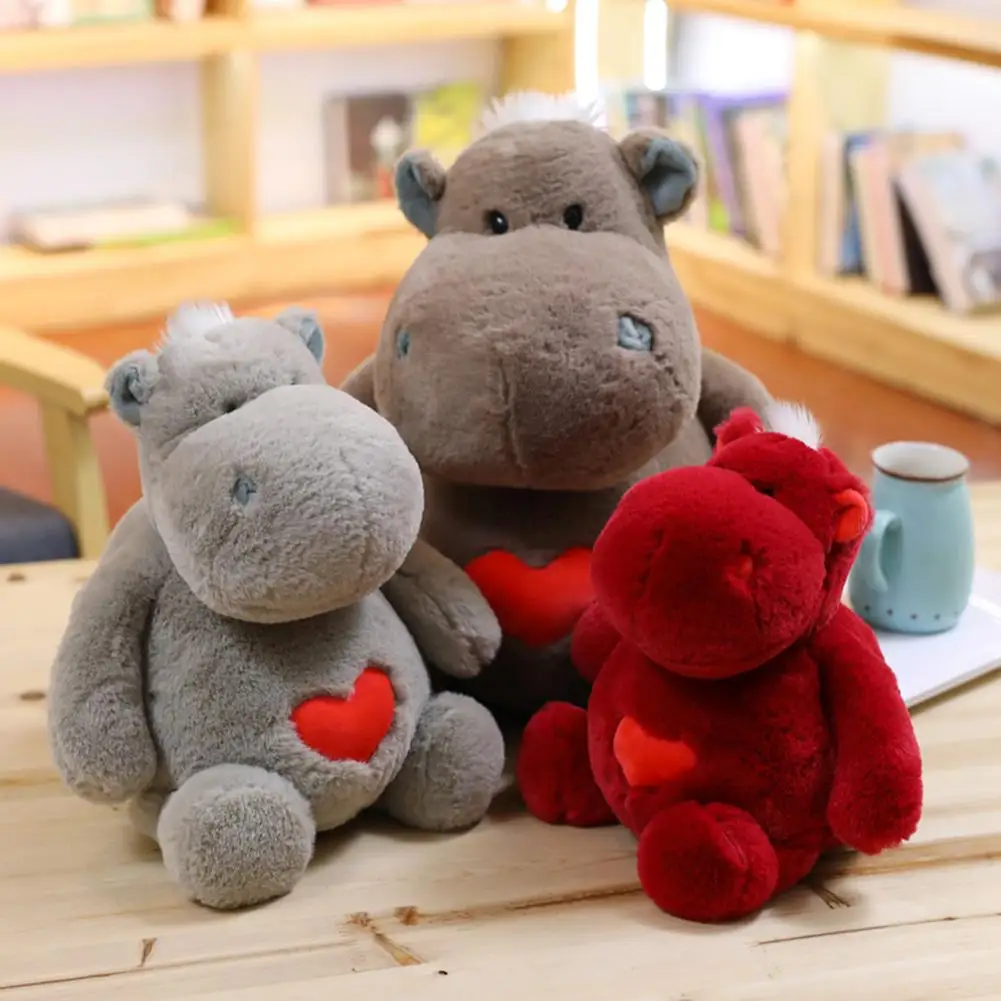 30 см милый хиппот животное мягкая плюшевая игрушка кукла для детей подарок на