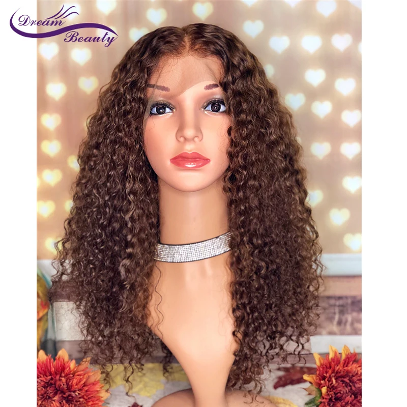 Человеческие волосы 13*6 Dream Beauty кружевные фронтальные парики с детскими волосами