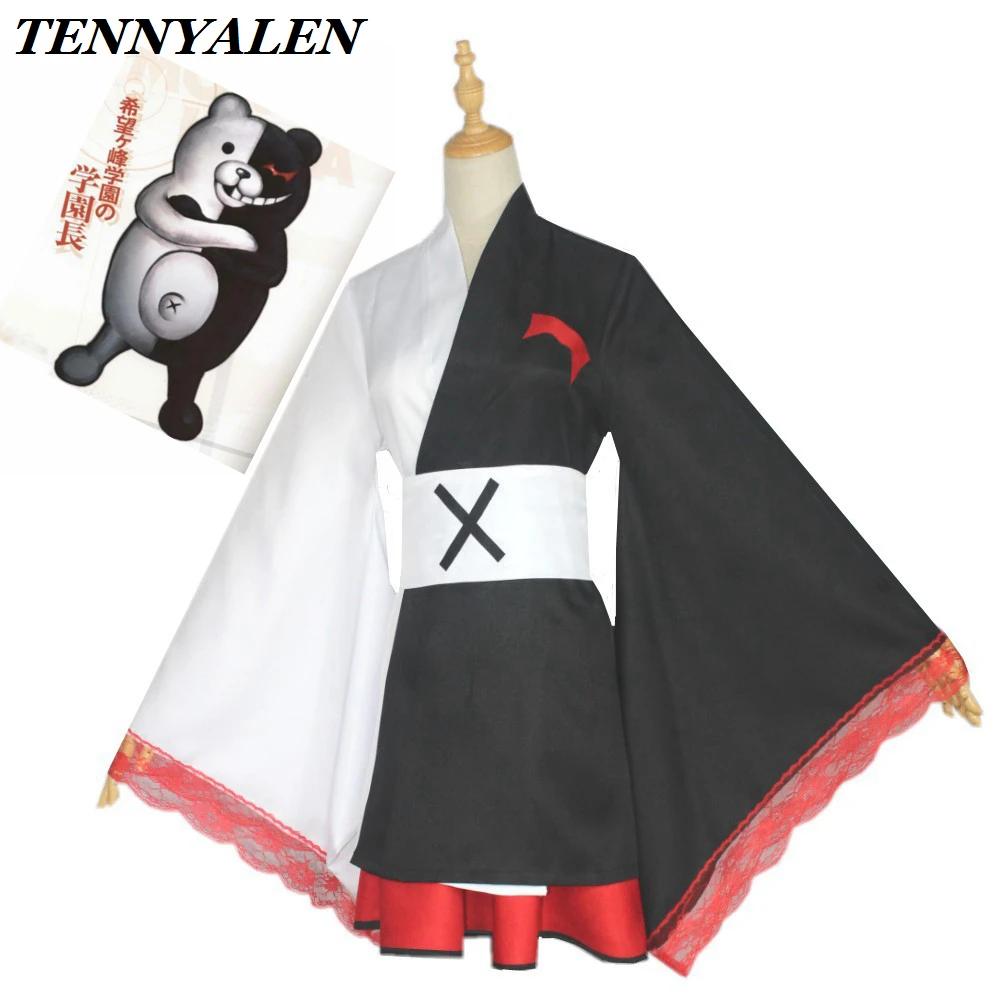 Костюм для косплея из аниме данганронпа 3 японское кимоно в стиле Монокума юбка