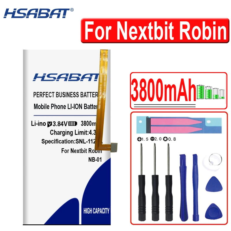 

HSABAT 3800mAh NB-01 Battery for Nextbit Robin