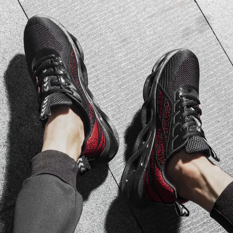 

Runners Sports Shoes Husband Men's Leather Sneakers Soksneakers Sport Shoes Men Joging Running Man Running Tennis