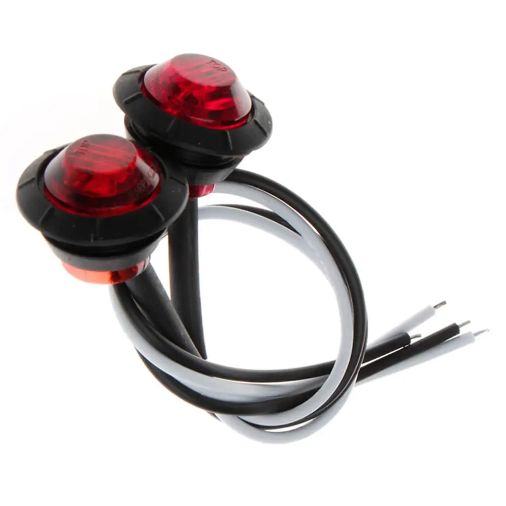 20 шт. Копченый круглый Боковой габаритный фонарь s 3/4 &quotсветодиодный Ной