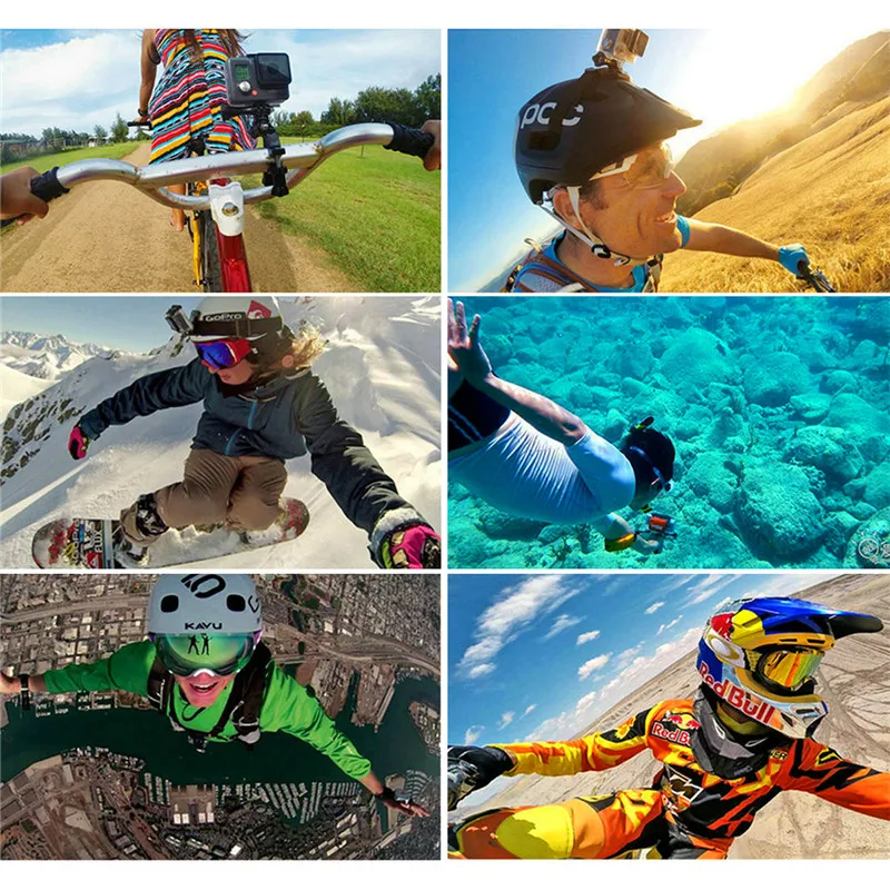 Комплект аксессуаров для GoPro HERO7 /6 /5 Session /4 /3 + /2 /1 Xiaoyi другие экшн-камеры 53 в 1