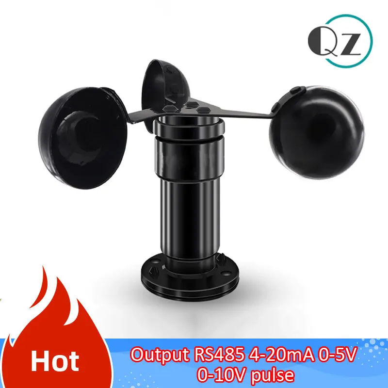 

60m/s 30m/s aluminum alloy cups anemometer wind speed sensor Wind direction sensor wind speed transmitter pulse RS485 4-20mA 5V