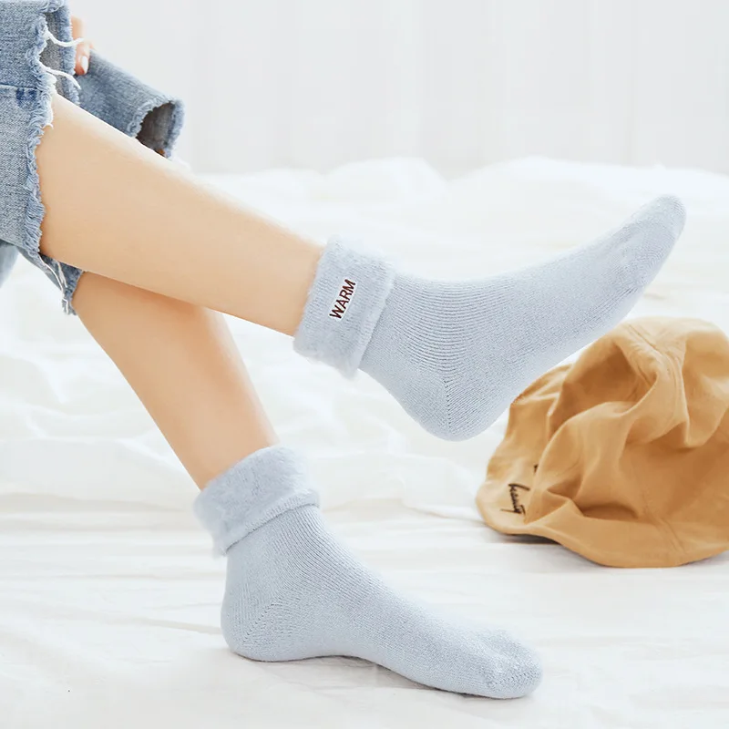 Зимние носки 20 пары/компл. оптовая продажа утепленные для пола теплые женские