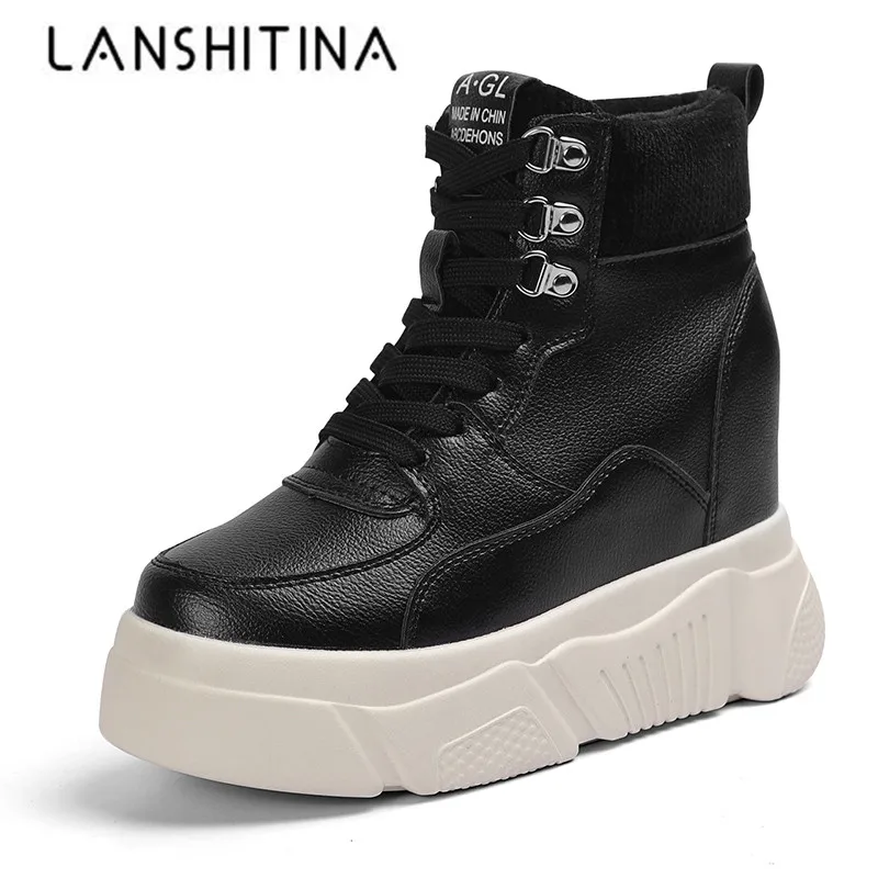 2020 женские зимние повседневные ботильоны на платформе Женские осенние кроссовки