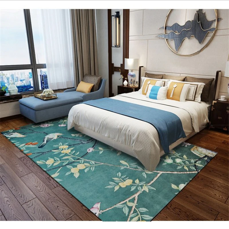 Европейский и американский стиль ветер ковер с цветочным узором ковры для