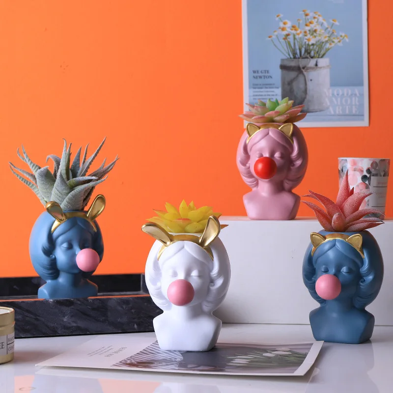 Держатель для ручек с пузырьками девочек карандаш милый кролик кошка девочка