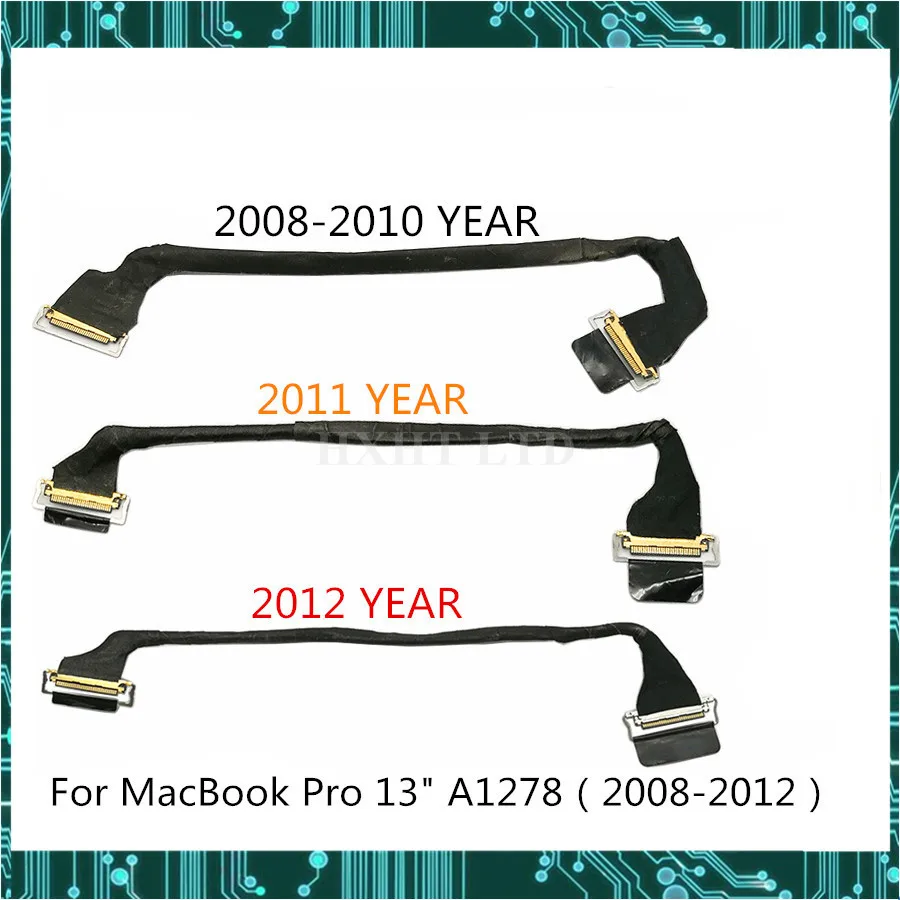 Оригинальный кабель для экрана A1278 ЖК дисплей со светодиодной индикацией LVDS