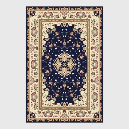 Carpet1 Персидский стиль гостиная большие ковры классический турецкий цветочный узор области ковер домашний декор журнальный столик для учебы нескользящий коврик - Цвет: Carpet1