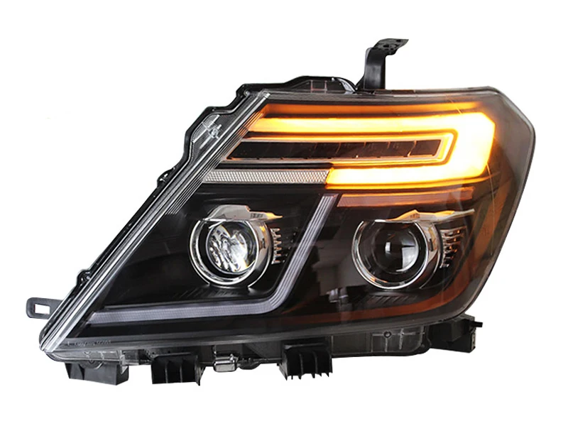Автомобильная фара на Nissan Patrol 2012 2013 2014 2015 2016 2017 2018 передний светодиодный фонарь DRL