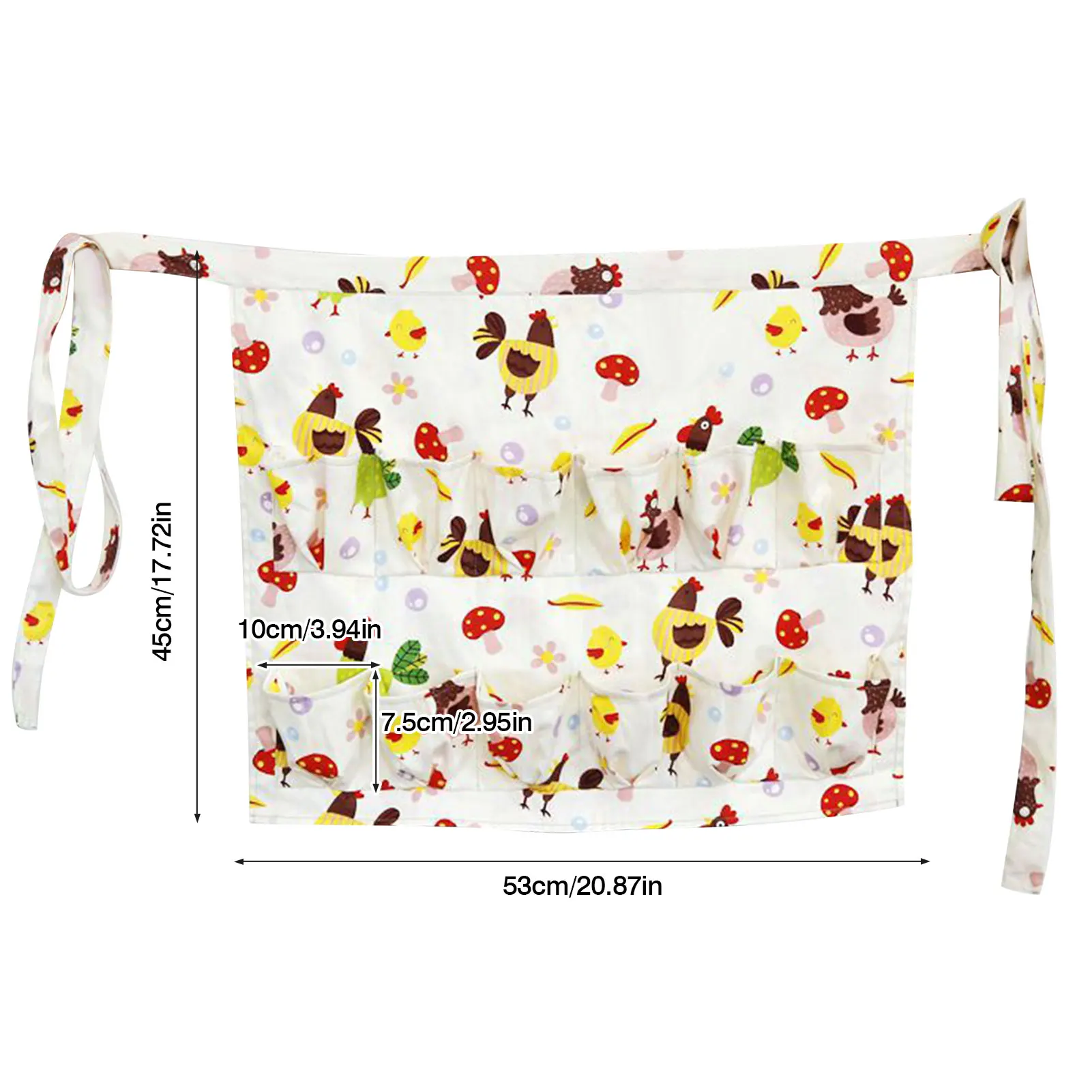 

3 Sizes Egg Collection Skirt Chicken Adult Eggs Holder Aprons Multi-Pocket Pick Up Eggs Anti-Dirty Dishwashing For Storage Apron