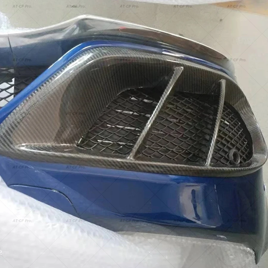 W205 FRP из углеродного волокна передний бампер Крышка вентиляционного отверстия