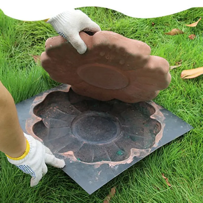 Path Maker DIY Concrete Mold Step Stone Cement Paving Landscape Floor Tile Pavement Mould for Garden Yard Pathway | Дом и сад