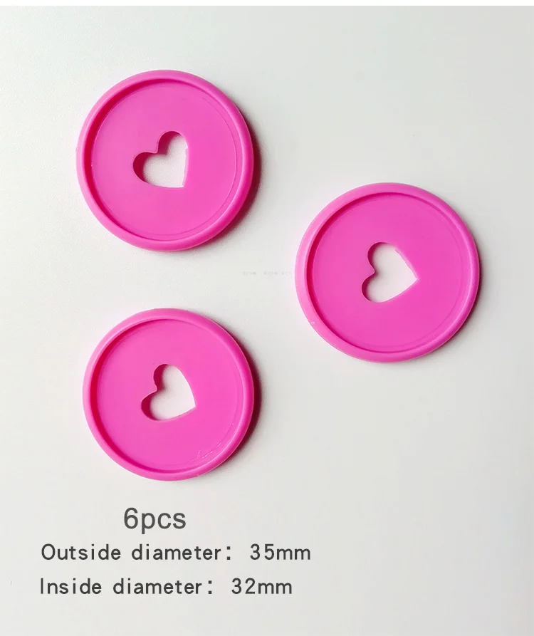 6 pcs Rose Red Металлический Перфоратор с одним отверстием, записная книжка, скрапбукинг, щипцы для перфорации, ручной пробойник, школьный переплет, аксессуары для офиса - Цвет: 6 pcs Rose Red