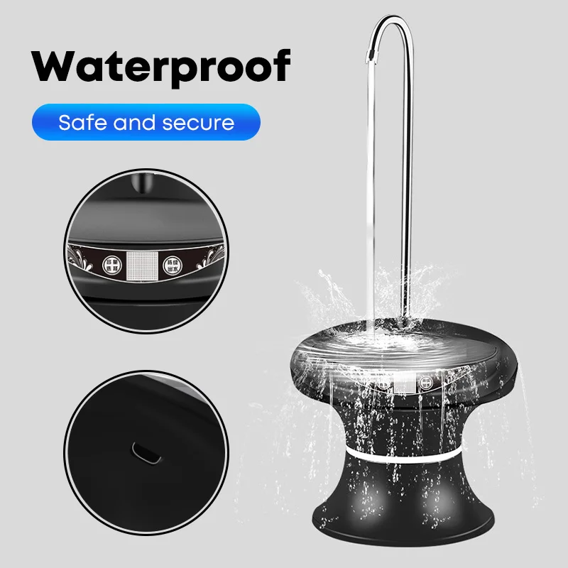 USB Charge Electric Water Dispenser Pump Smart for Bottle Portable Switch Treatment | Дом и сад