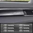 Наклейки для кузова автомобиля, сделай сам, наклейка на центральную панель управления, аксессуары для Toyota Corolla E150 Camry 40 70 Rav4 Mark2 Land