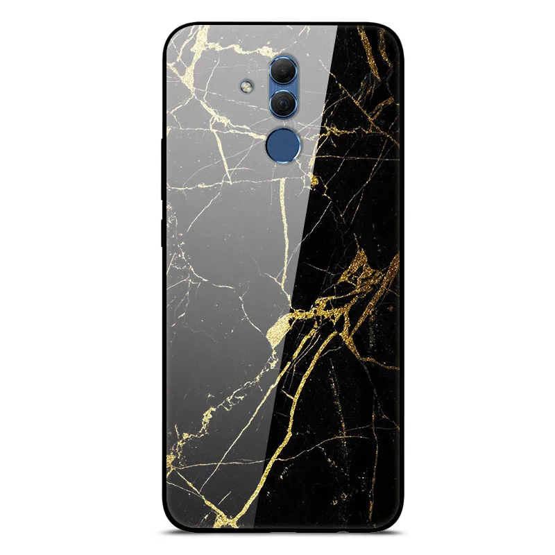 Mate 20 Lite чехол для huawei mate 20 Lite чехол s 6,3 силиконовый бампер из закаленного стекла+ Жесткая задняя крышка из поликарбоната чехол для телефона s Coque - Цвет: 30