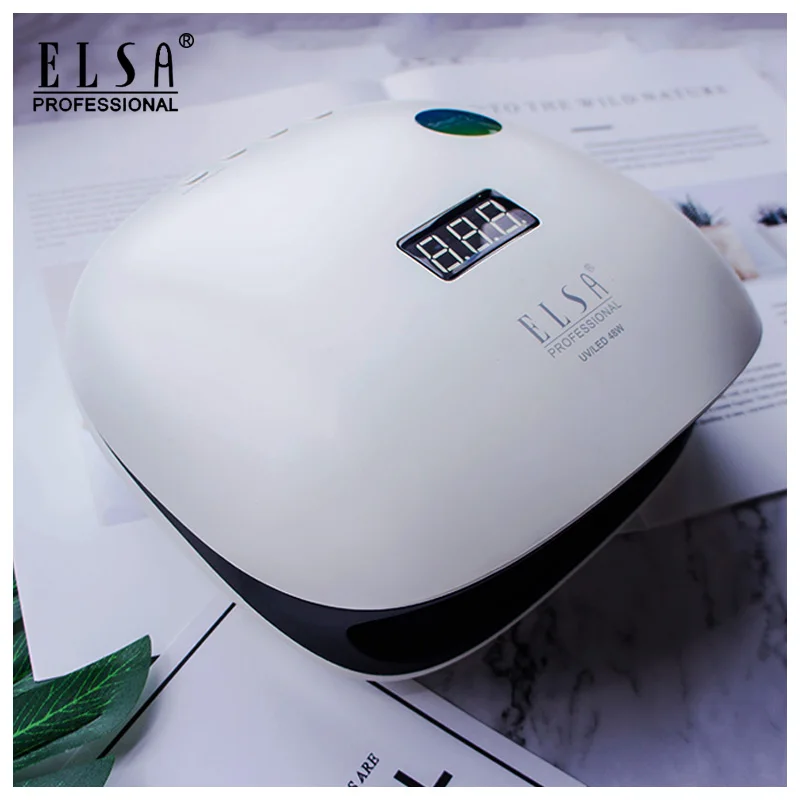 Сушилка для ногтей ELSA 48 Вт быстрая доставка УФ Гелевая отверждаемая лампа с
