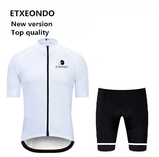 Новая версия! Профессиональная одежда для велоспорта Etxeondo, летний мужской костюм с коротким рукавом для велоспорта, Быстросохнущий комплект из Джерси для велоспорта, 7 цветов - Цвет: kits