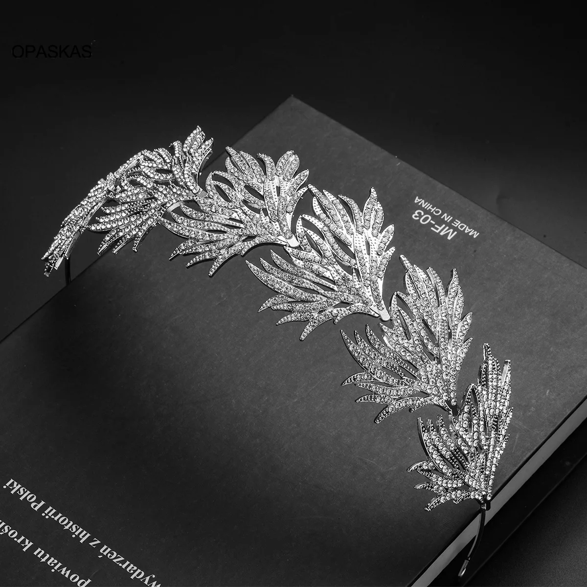 Женская диадема с перьями свадебная блестками свадебные аксессуары для волос