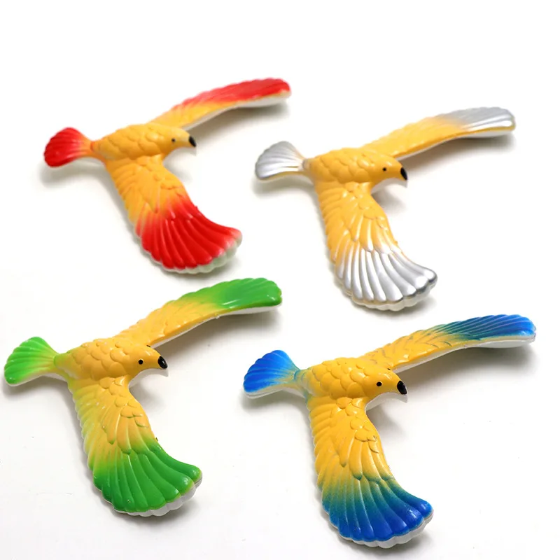 Magic Balancing Bird Science Desk Toy Eagle Novelty Fun Children Learning Gift Kid Educational with Pyramid Stand | Игрушки и хобби