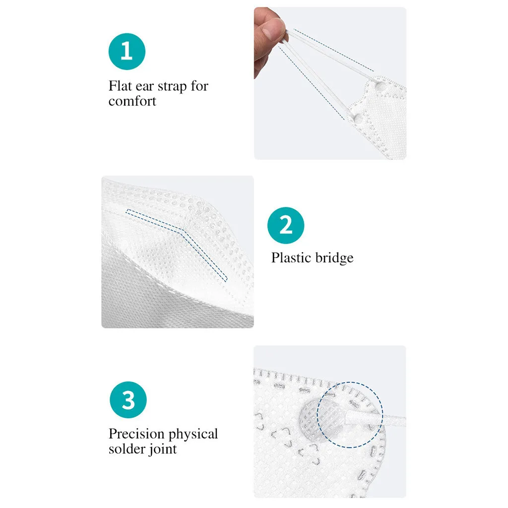 

5PCS Children Face Mask Print Kids Multiple Protection Mask For Face Kids Outdoor Windproof prevent Dust Lovely Mask