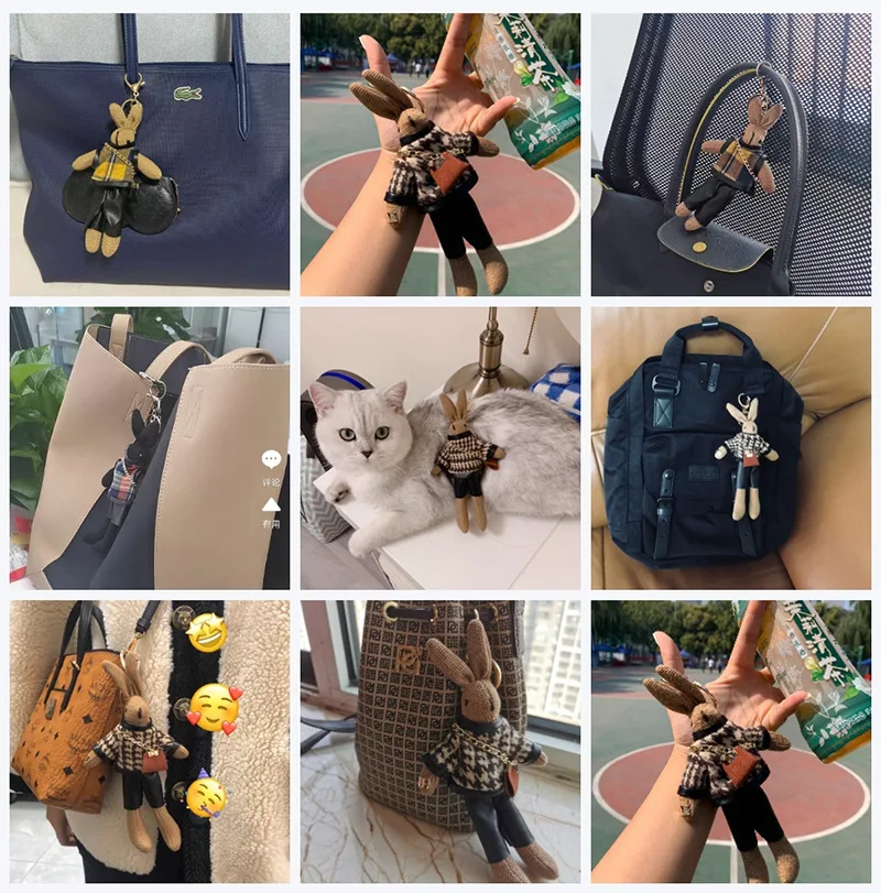 Fashion Muppet pendant cute stuffed doll key chain lady handbag car children gift toy | Украшения и аксессуары